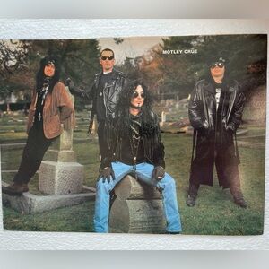 Motley Crue Band Pinup